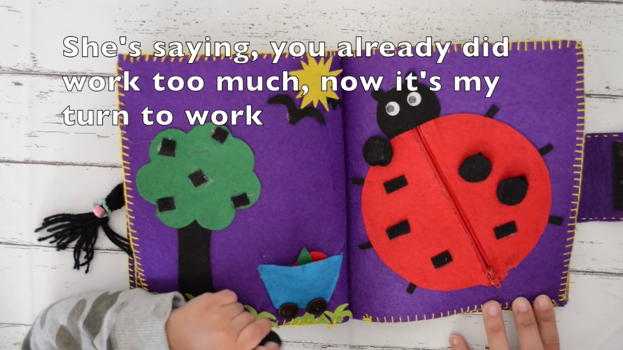 Dhiyara's First Quiet Book - How to use a Silent/Busy Book