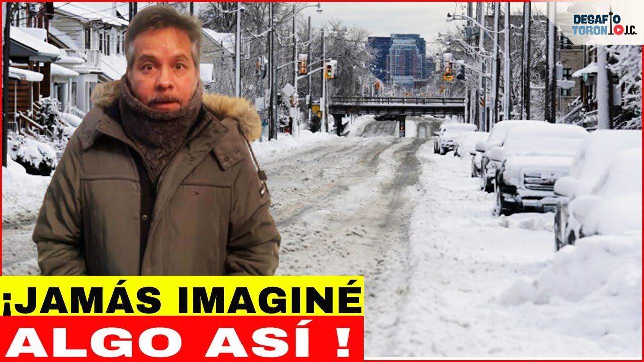 Trabajar en invierno en Canadá Es MUCHO PEOR de lo Que Imaginé | DesafioTorontoJC