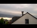 Der Himmel über Burscheid am 20.04.2025 gegen 18.15 Uhr