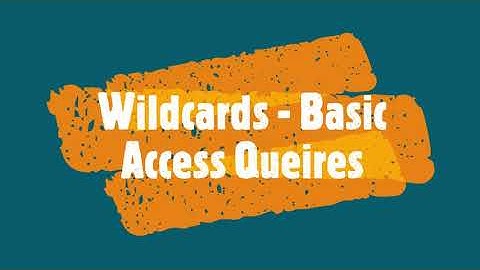 Wildcards in Basic Access queries
