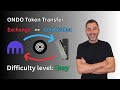 How to transfer ONDO Token from Kraken to Ledger Nano S Plus and back to the exchange