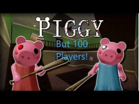 Roblox Piggy But It S 100 Players It Was Bad Gamplay Youtube - aphmau roblox piggy