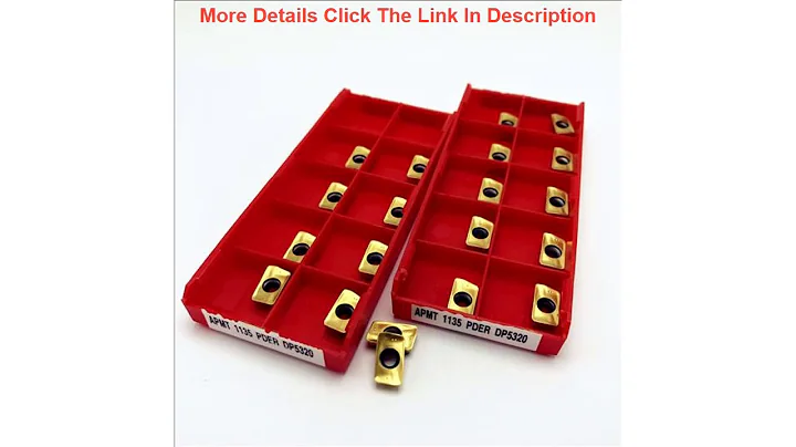 Review CNC lathe milling cutter APMT1135PDER DP5320 inner circular carbide blade machine tool acces