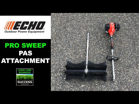 ECHO Pro Sweep PAS Attachment Demonstration
