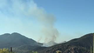 East Desert Fire cave creek monday 7:26 am 5/18/20