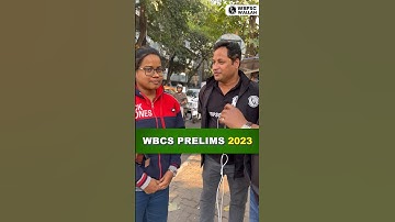 WBCS Prelims 2023 | 16th December, 2023 সরাসরি Exam Centre থেকে #PW #WBPSCWallah #Shorts