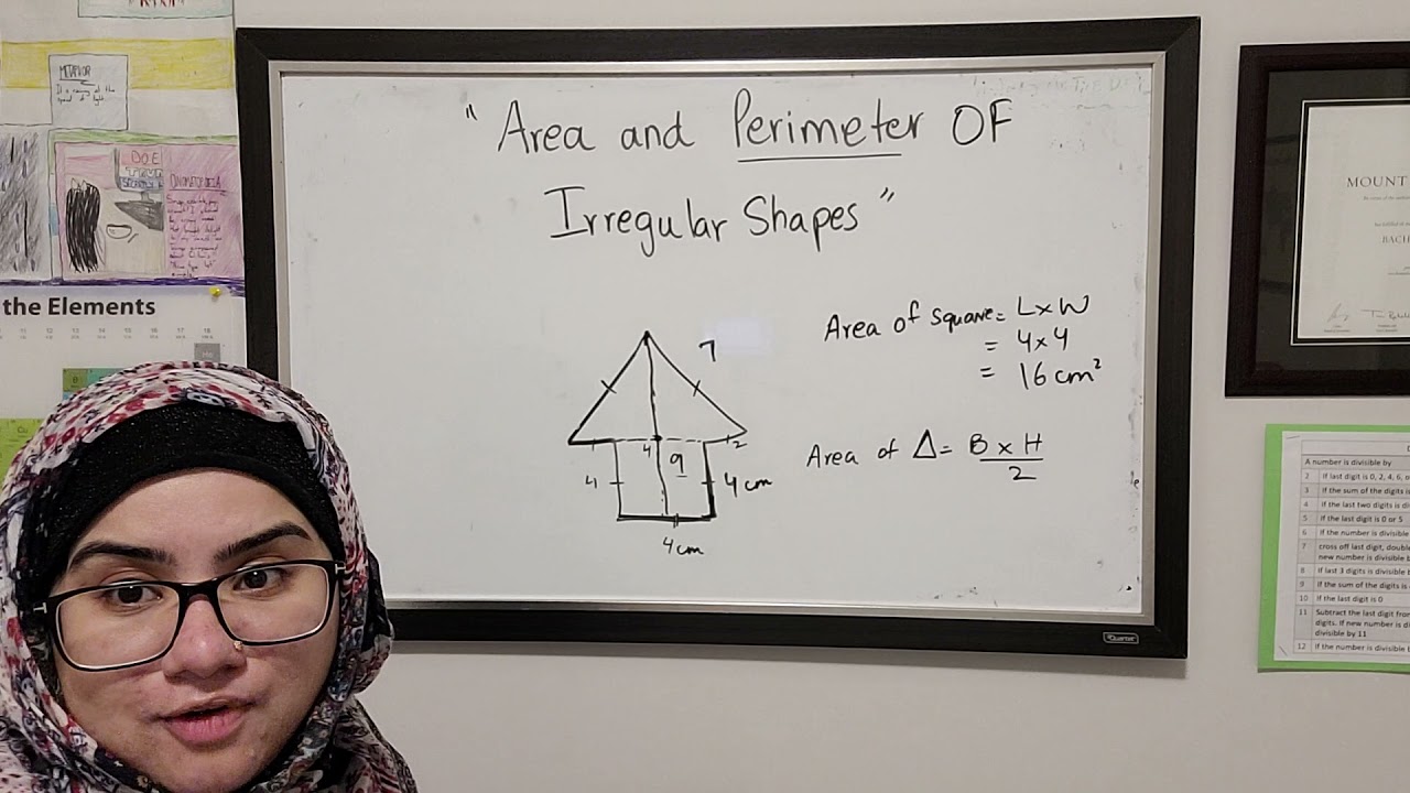 How To Find The Area and Perimeter Of An Arrow? 