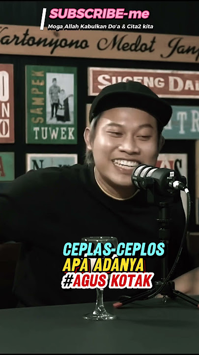 'CEPLAS-CEPLOS dan APA ADANYA' Agus Kotak (Ega Alfaris) #dennycaknan  #podcast #aguskotak #komedi