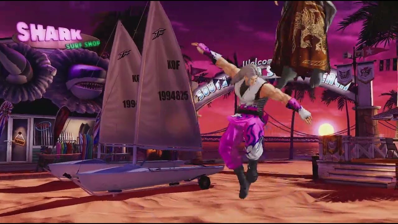 Geese versus Andy practice.THE KING OF FIGHTERS XV