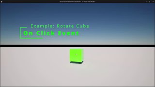 Mastering On Click Events in Unreal Engine 5.2 | Complete Tutorial: Click with Cube Rotation Example
