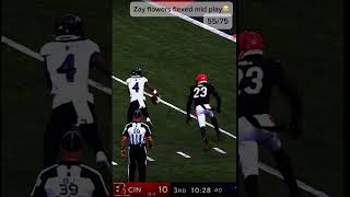 Zay flowers flexed on them mid play😭 #shorts #music #footballedits #edit #fypシ #ravens #4k #tuff