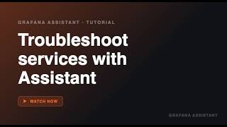 Troubleshoot and monitor services with Grafana AI Troubleshoot and monitor services with Grafana AI