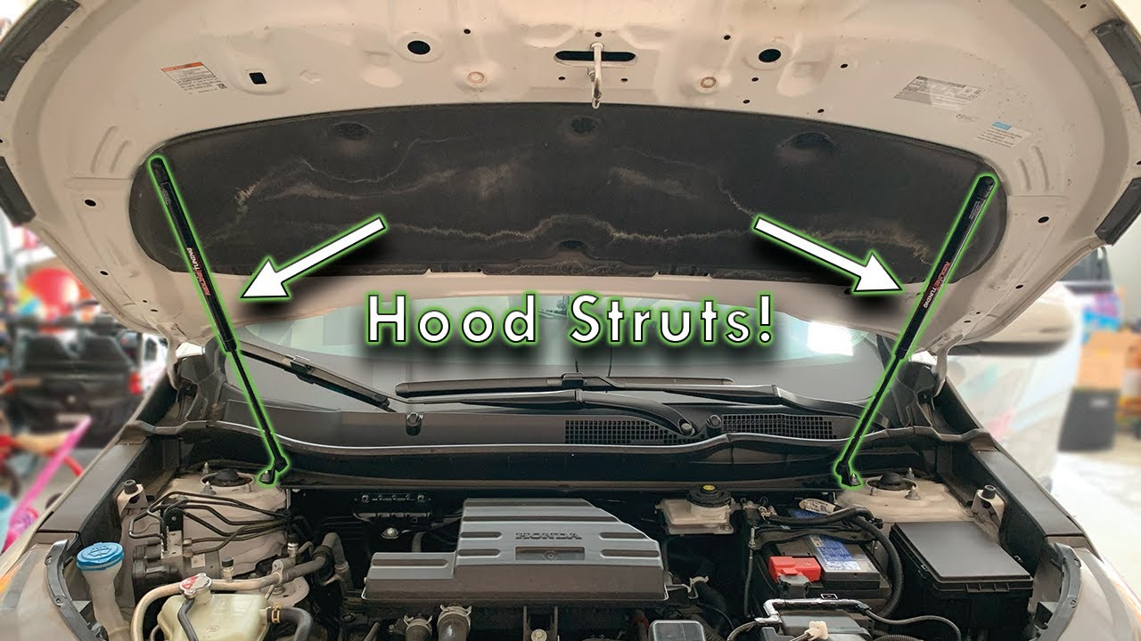 How To Install Hood Struts On Your 2017–2022 Honda CR-V - YouTube