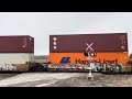 Eastbound: CN 3413 &amp; CN 3273 pulling intermodal freight | CN Kingston Sub | March 29, 2026