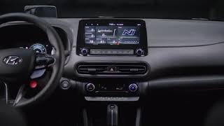 Der Hyundai KONA N - N Sportlenkrad mit frei konfigurierbaren Tasten