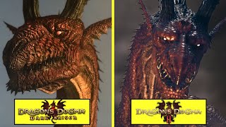 Dragon's Dogma Dark Arisen vs Dragon's Dogma 2 - Dragon's attack Scene Comparison | PS3 vs PS5