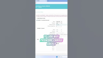 TP Link Wifi Password Change #wifi #zte #wifipassword