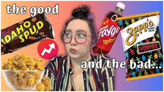 trying snacks from across the USA