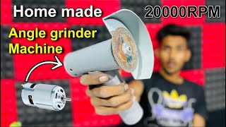 सिर्फ ₹100 मे कबाड़े से बनाई Powerful Angle Grinder और ₹2000 बचाये || how to make angle grinder