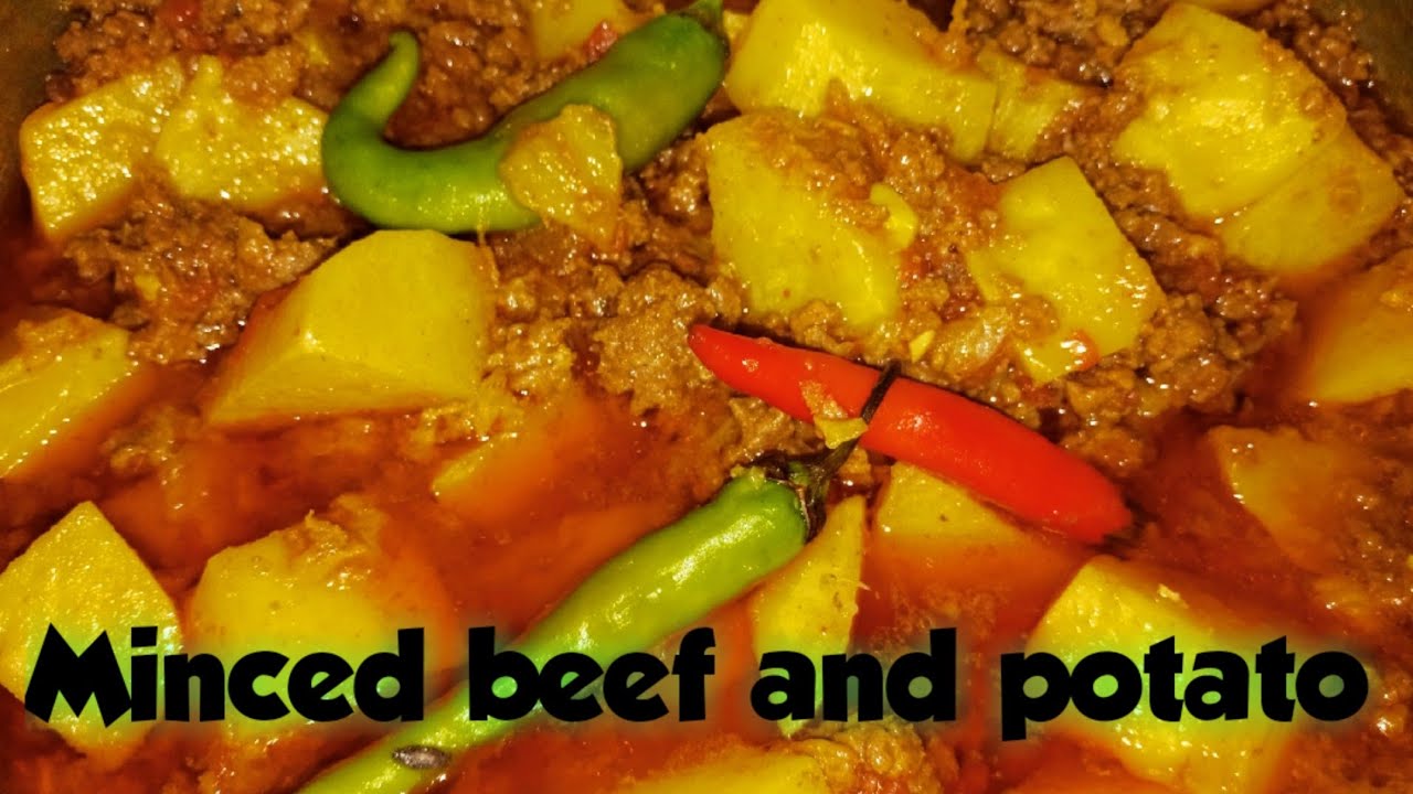 Minced beef and potato Aloo keema Minced beef recipe quick recipe