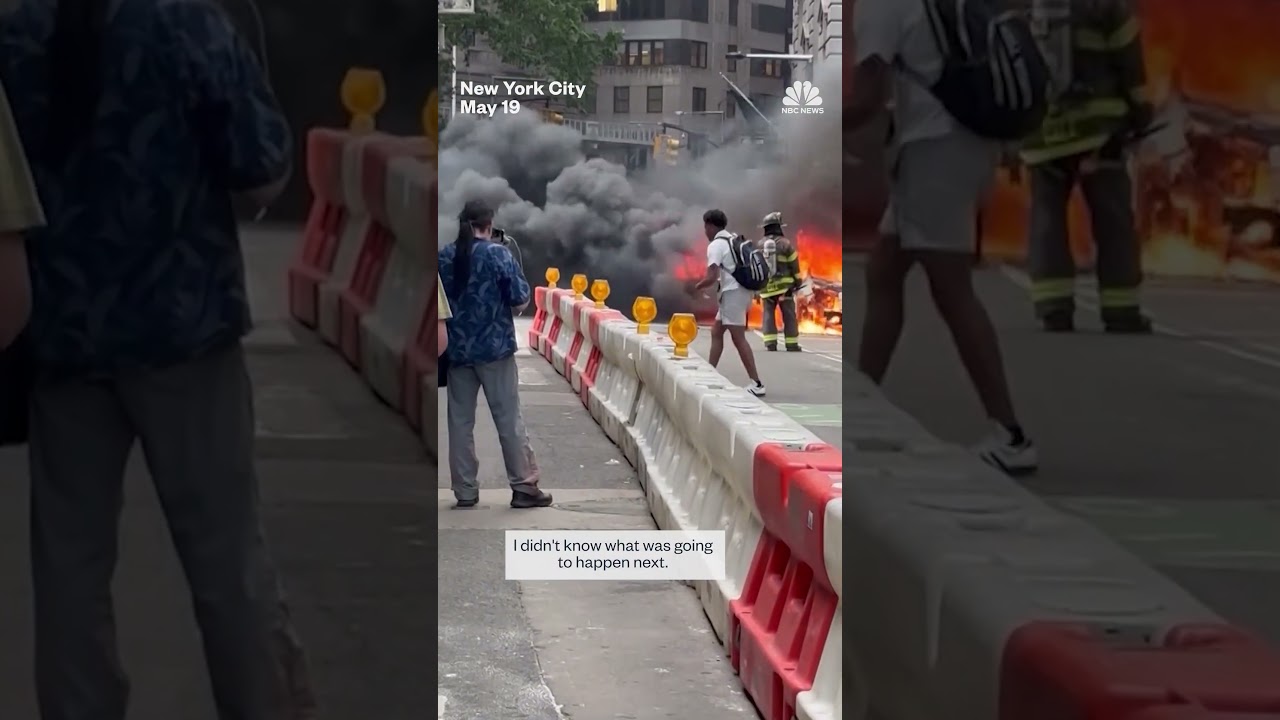 Car catches fire and explodes in Manhattan’s Financial District Car catches fire and explodes in Manhattan’s Financial District
