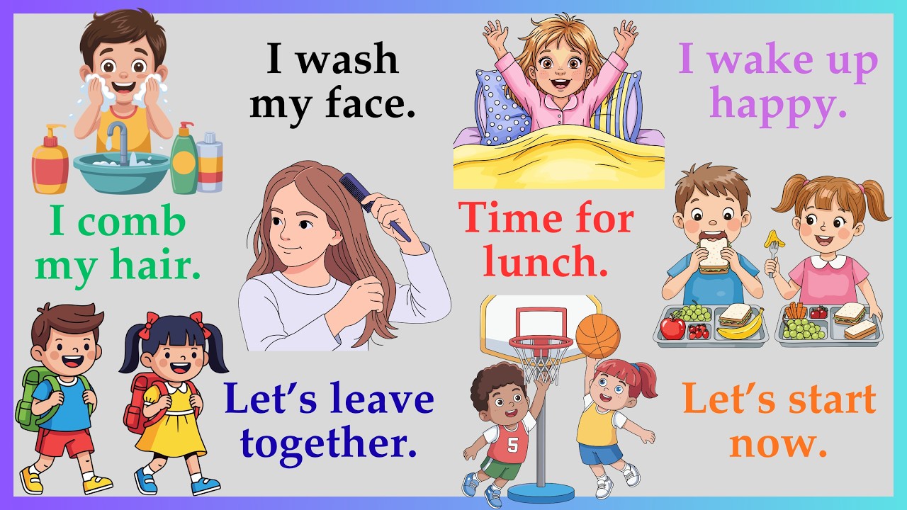 + Daily Use English Sentences / Learn English / Spoken English for kids / Improve English for Kids