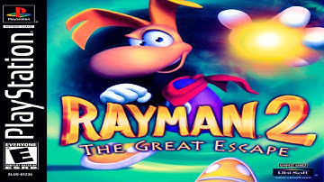 Rayman 2: The Great Escape [PS1] 100% Gameplay Walkthrough FULL GAME🔴