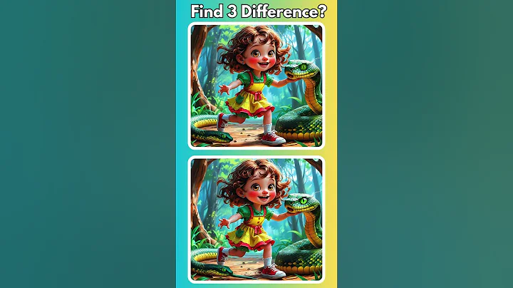 Find 3 Difference #14 | Only 1% Can Find The 3rd One | #findthedifference #3d #girl #shorts #quiz