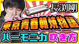ハーモニカ/初心者向け】『東京青春朝焼物語/長渕剛』間奏/ブルース
