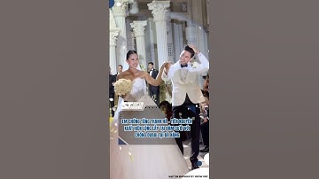 Cận cảnh nụ hôn ngọt ngào của em chồng Tăng Thanh Hà dành cho chồng Dubai tại đám cưới ở Đà Nẵng