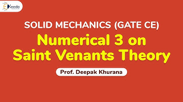 Problem on Saint Venants Theory | Theories of Failure | GATE Solid Mechanics | GATE Machine Design