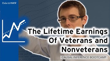 The Lifetime Earnings of Veterans and Nonveterans: Causal Inference Bootcamp