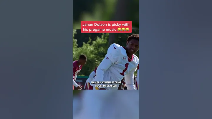 Country before the game? Jahan Dotson is not havin...