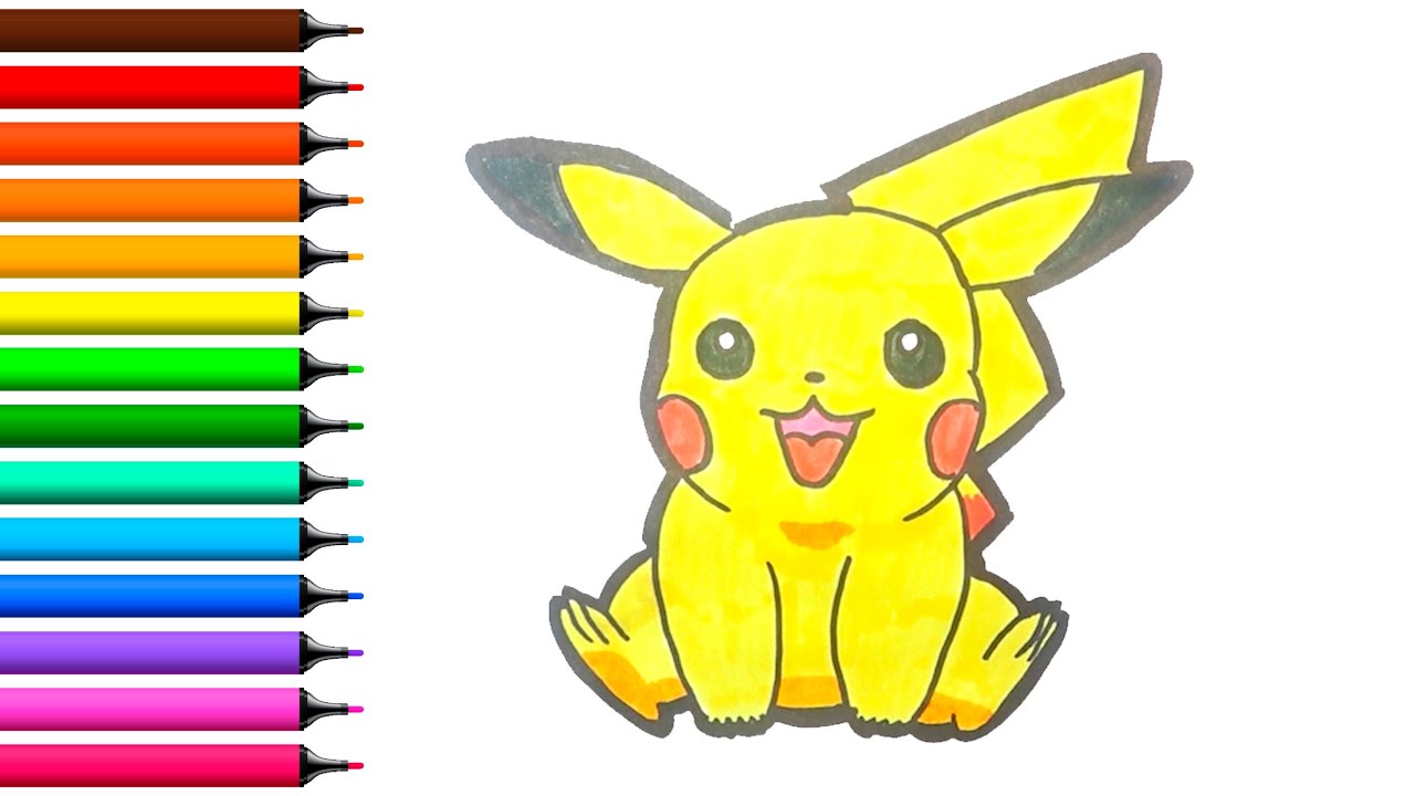 Видео как нарисовать пикачу видео как нарисовать пикачу