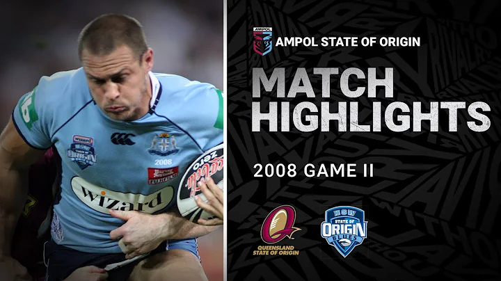 NRL Highlights | QLD Maroons v NSW Blues Match Highlights | Game II, 2008 | State of Origin | NRL