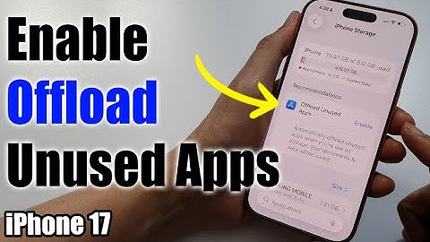 Hoe je het offloaden van ongebruikte apps op de iPhone 17/17 Pro Max/Air kunt inschakelen