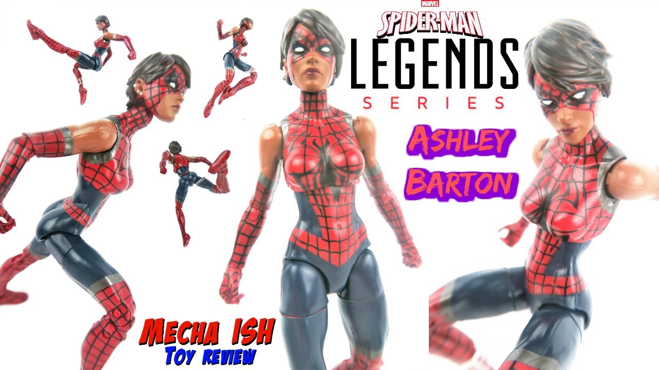 Marvel Legends 6" ASHLEY BARTON Spider-Man Legends Space Venom BAF Wave Action Figure Toy Review