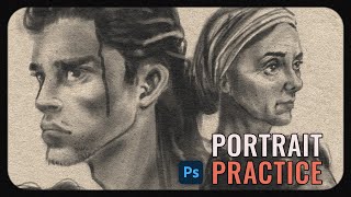 drawing & chill | Portrait Practice