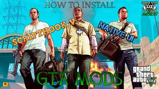 How to Install Scripthook V & Native UI (GTA V MODS)