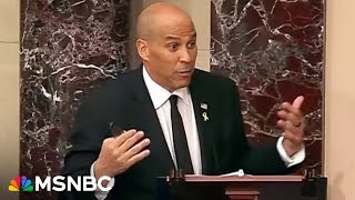 'We can’t give up': Booker's record-breaking Senate speech may 'cut our time in hell' top Dem hopes