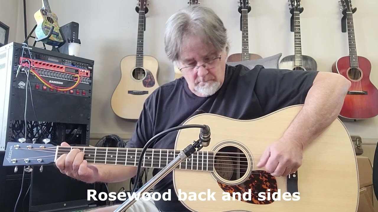 Larrivee SD-40R sound demo with fingerstyle and flatpicking