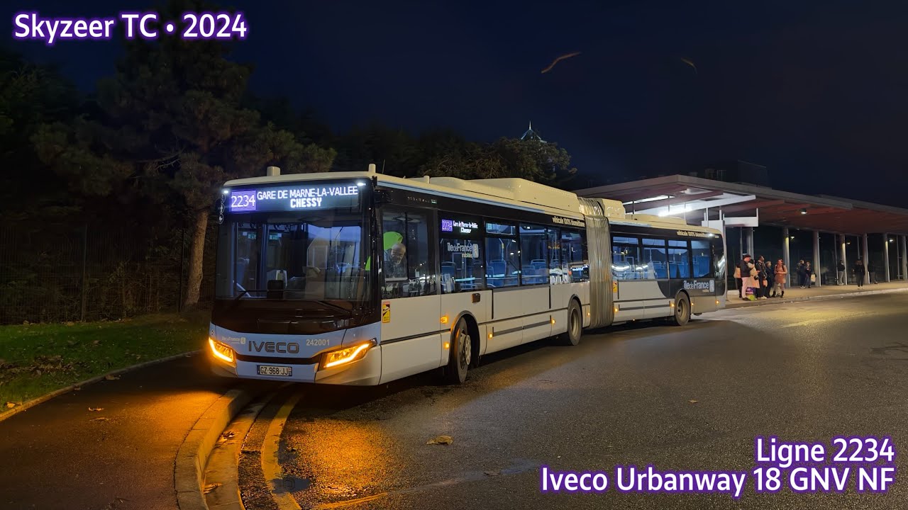 [KICKDOWN] Iveco Urbanway 18 GNV Cursor 9 NF sur la 2234 !