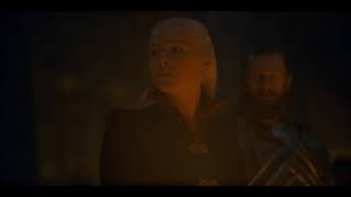 "Your father is talking!" Daemon gets angry when Rhaenyra wants peace - The House of the Dragon 1x10