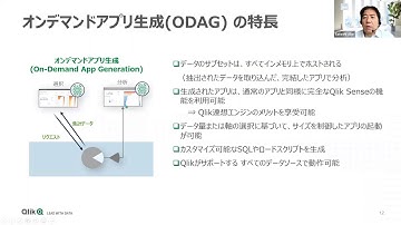 Qlik TECH TALK セミナー：ビッグデータへのアプローチ ー チャートをリアルタイムに更新する Dynamic Views とオンデマンドアプリ生成