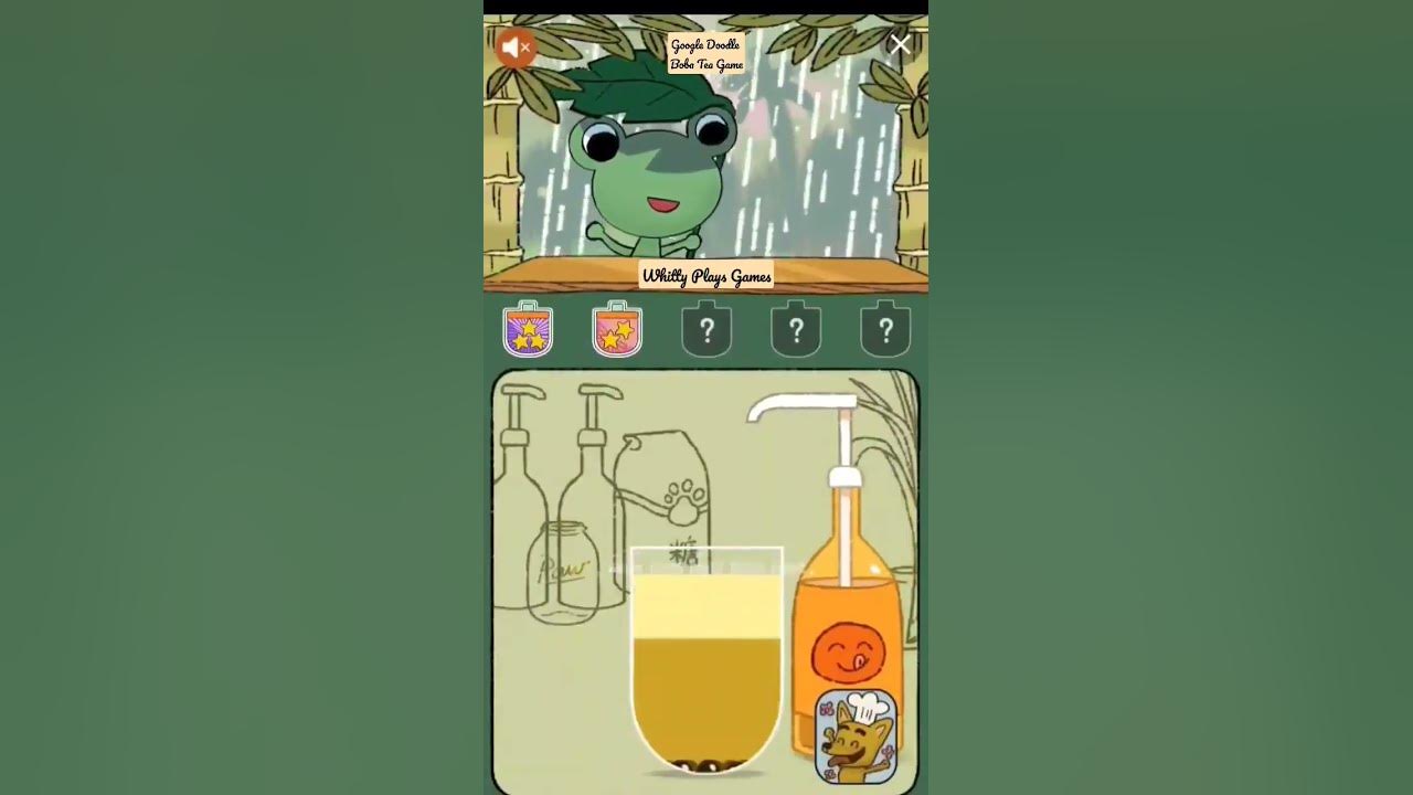 Google Doodle Boba Tea Game YouTube