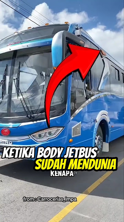 IT CAN MAKE A SENSATION‼️This Adiputro-Made Bus Body Is World Famous😨 #automobile #busindonesia #...