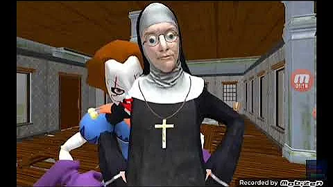 Caught moments in clown neighbor chapel