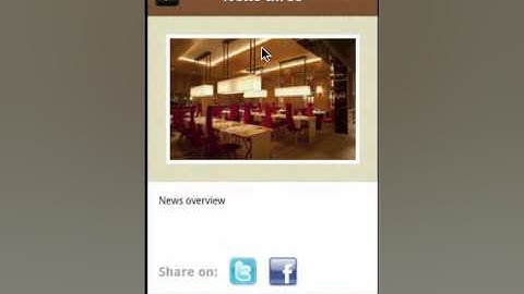 Restaurant App Template for Android - Source Code For Sale