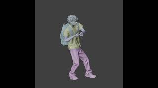Boy | Male | Rigged Character | CGTrader Preview | Blender 3.0a