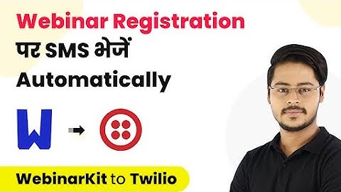 How to Send SMS on Webinar Registration - WebinarKit Twilio Integration